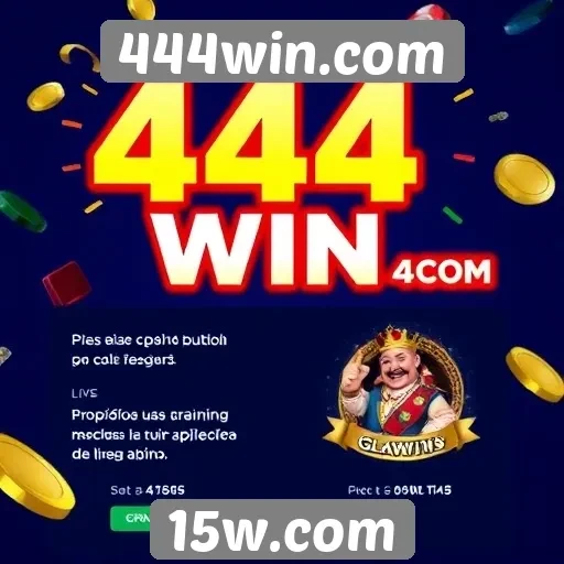 Promoções e bônus disponíveis no 444win.com